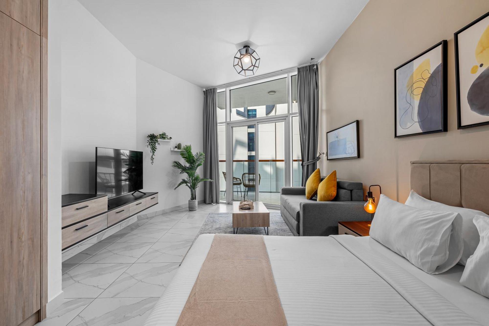 Unlock Waters Edge Apartment Дубай Екстериор снимка